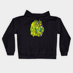 AWS Studio - clown reverse Kids Hoodie